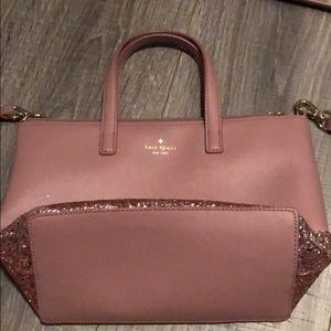 Kate Spade pink sparkle purse